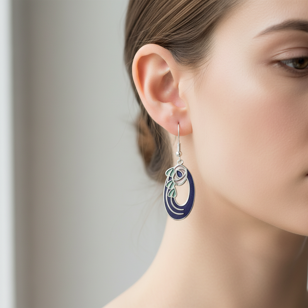 Sea Gems Mackintosh Drop Earrings -  7284