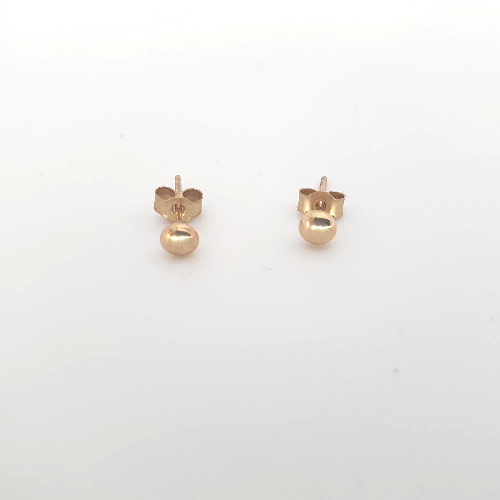 9ct Yellow Gold Small Stud Earrings