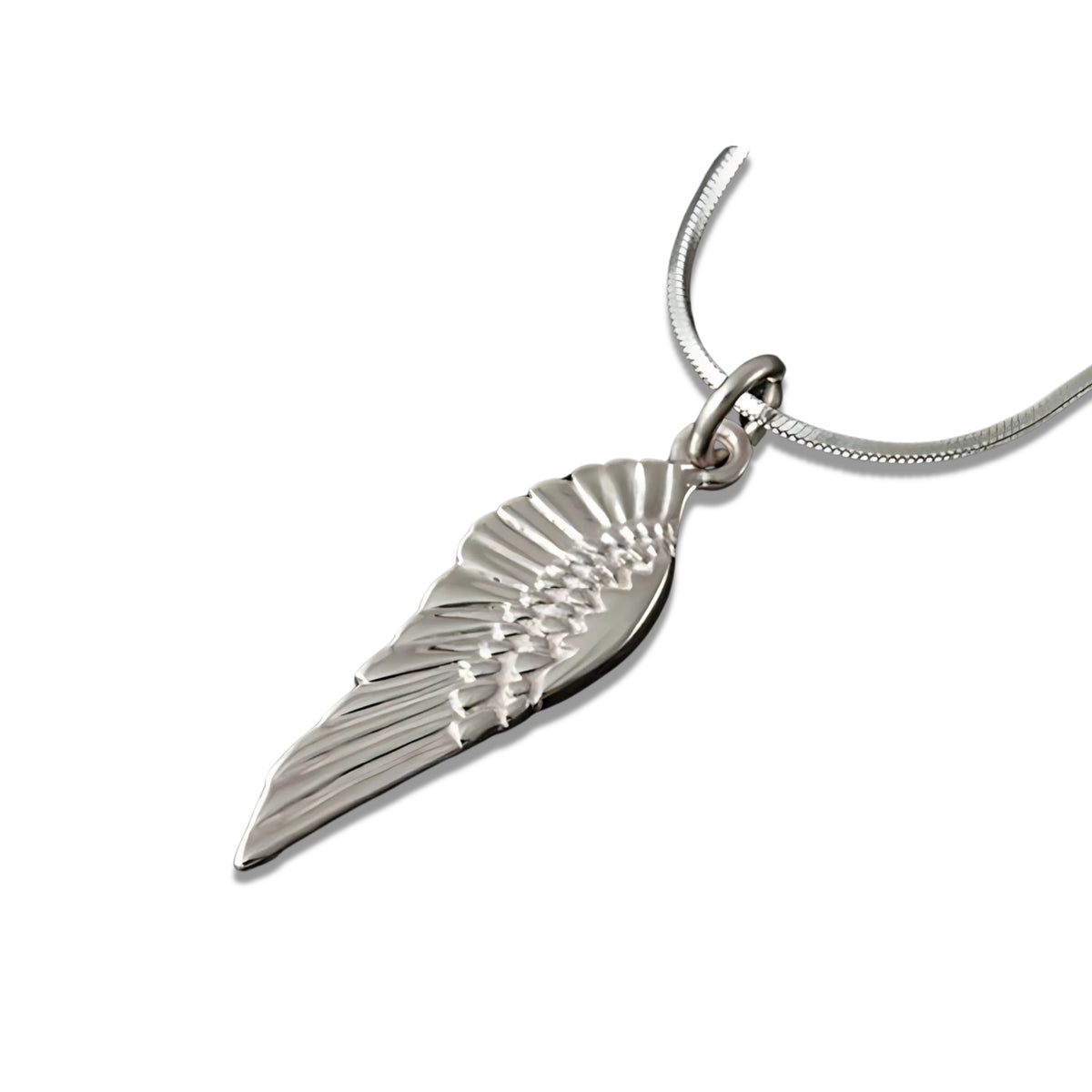 Freija Silver or 9ct Yellow Gold Wing Pendant - FRP07 Shetland