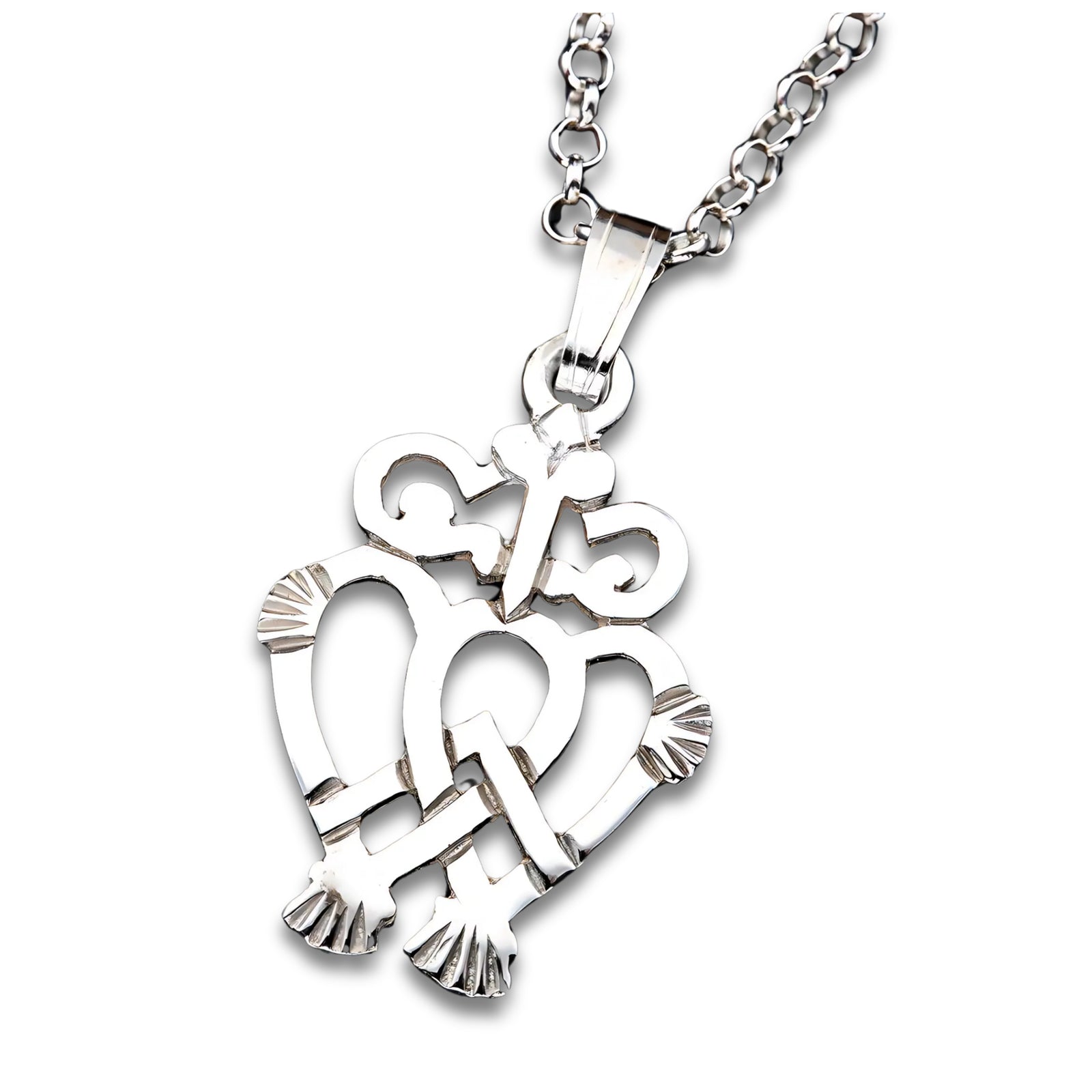 Silver or Gold Luckenbooth Pendant - P37-s Shetland