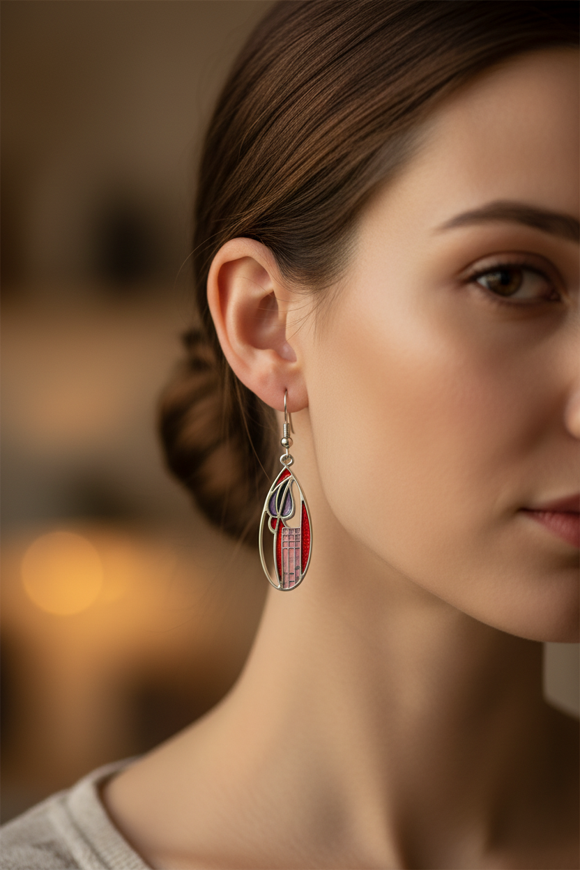 Sea Gems Mackintosh Drop Earrings -  7295