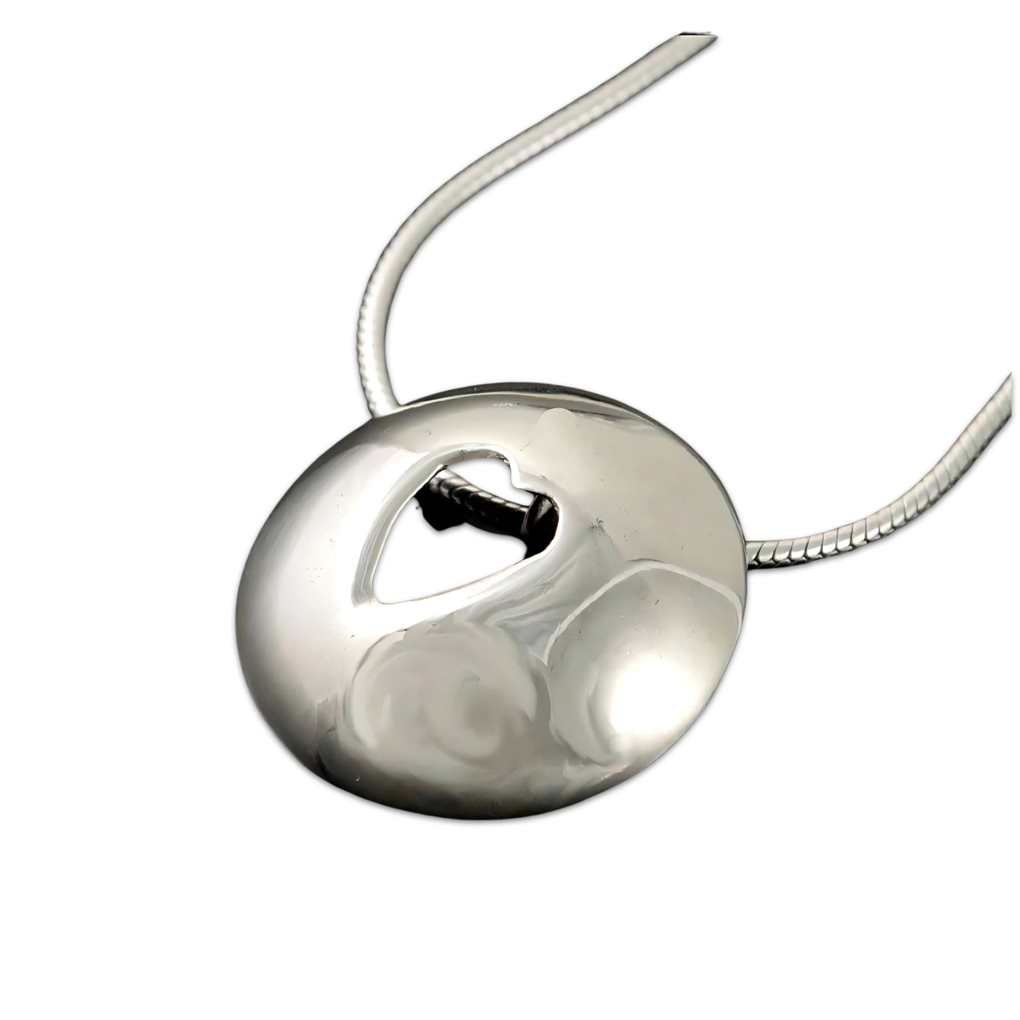 Silver Or Gold Peerie Smoorikins One Heart Pendant - P352- Shetland