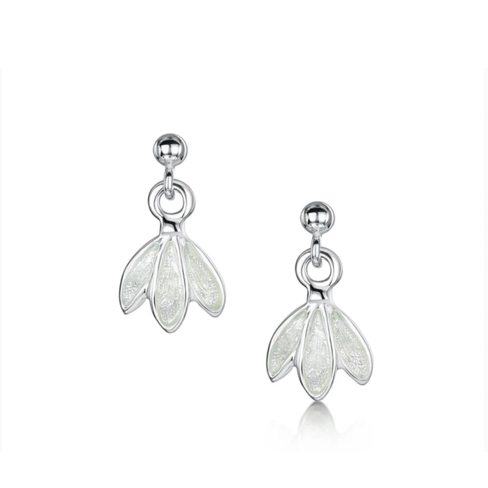 EEM226 Snowdrop Earrings | Sheila Fleet