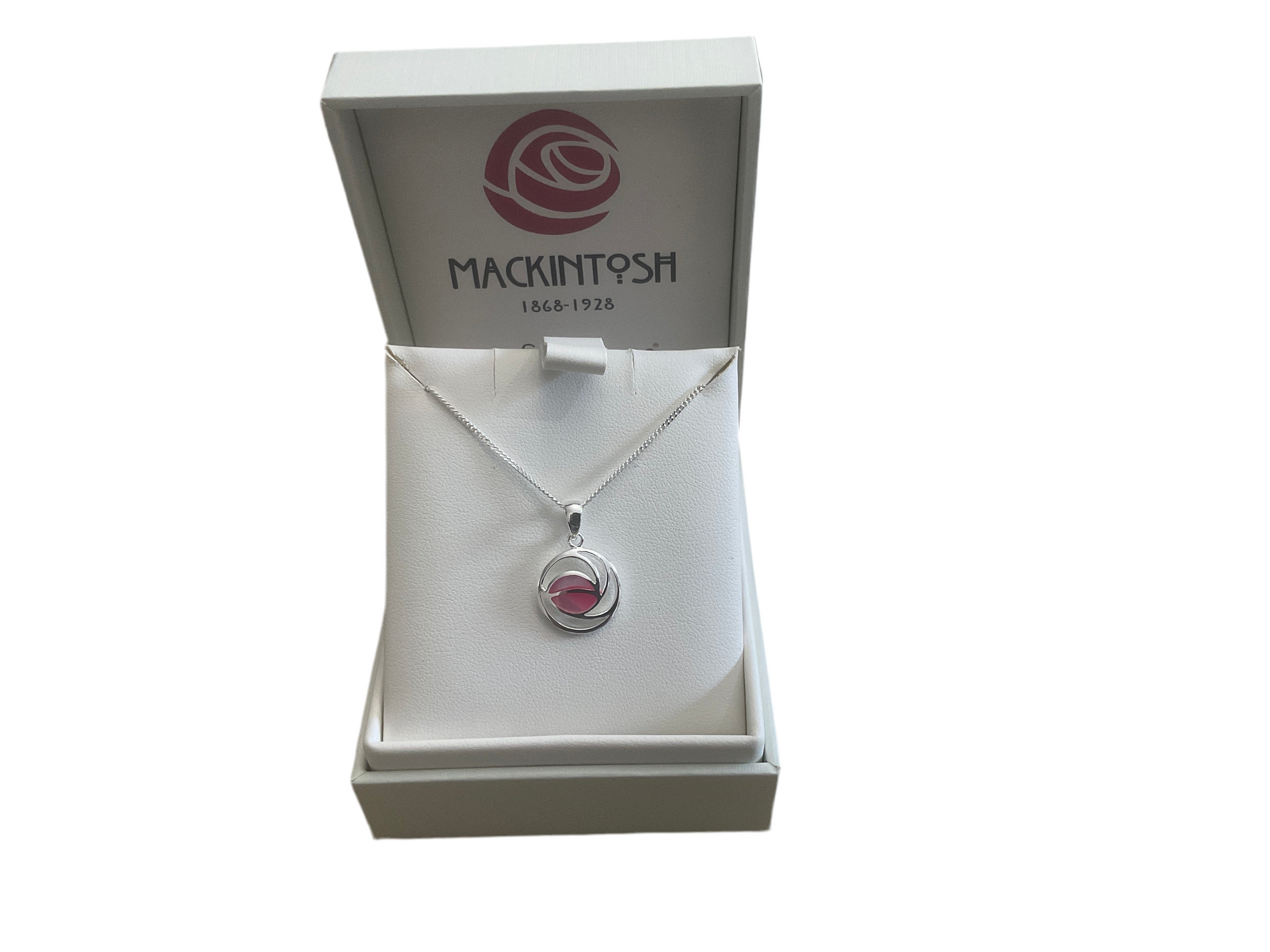Sea Gems Sterling Silver  Mackintosh Rose Pendant  - 6073