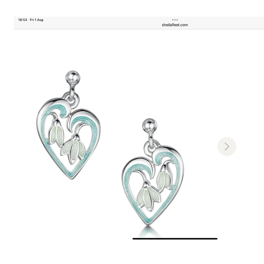 EEX232 Snowdrop Earrings | Sheila Fleet Design