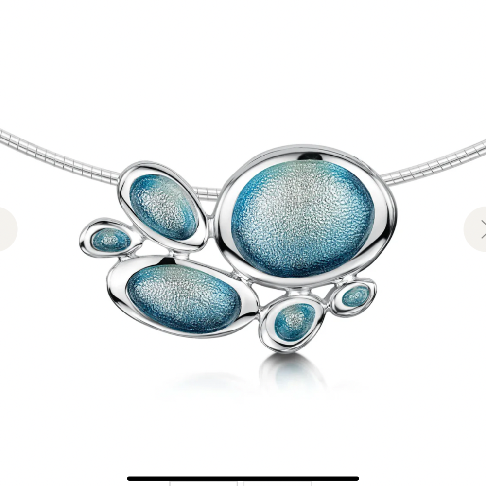 Shoreline Pebble Necklet - EMN168 Shelia Fleet