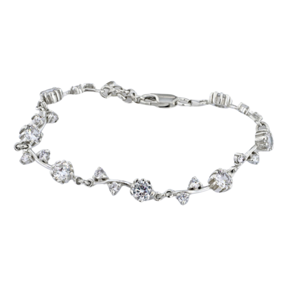 Silver & Cubic Zirconia Bracelet