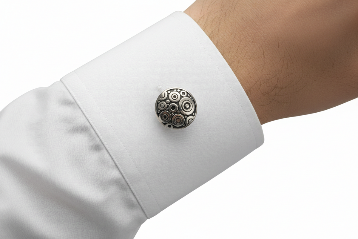 Sterling Silver Celtic Cufflink - Tokash