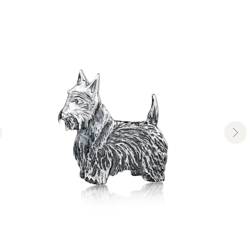 Scottie Dog Brooch  in Sterling Silver B281 Sheila Fleet