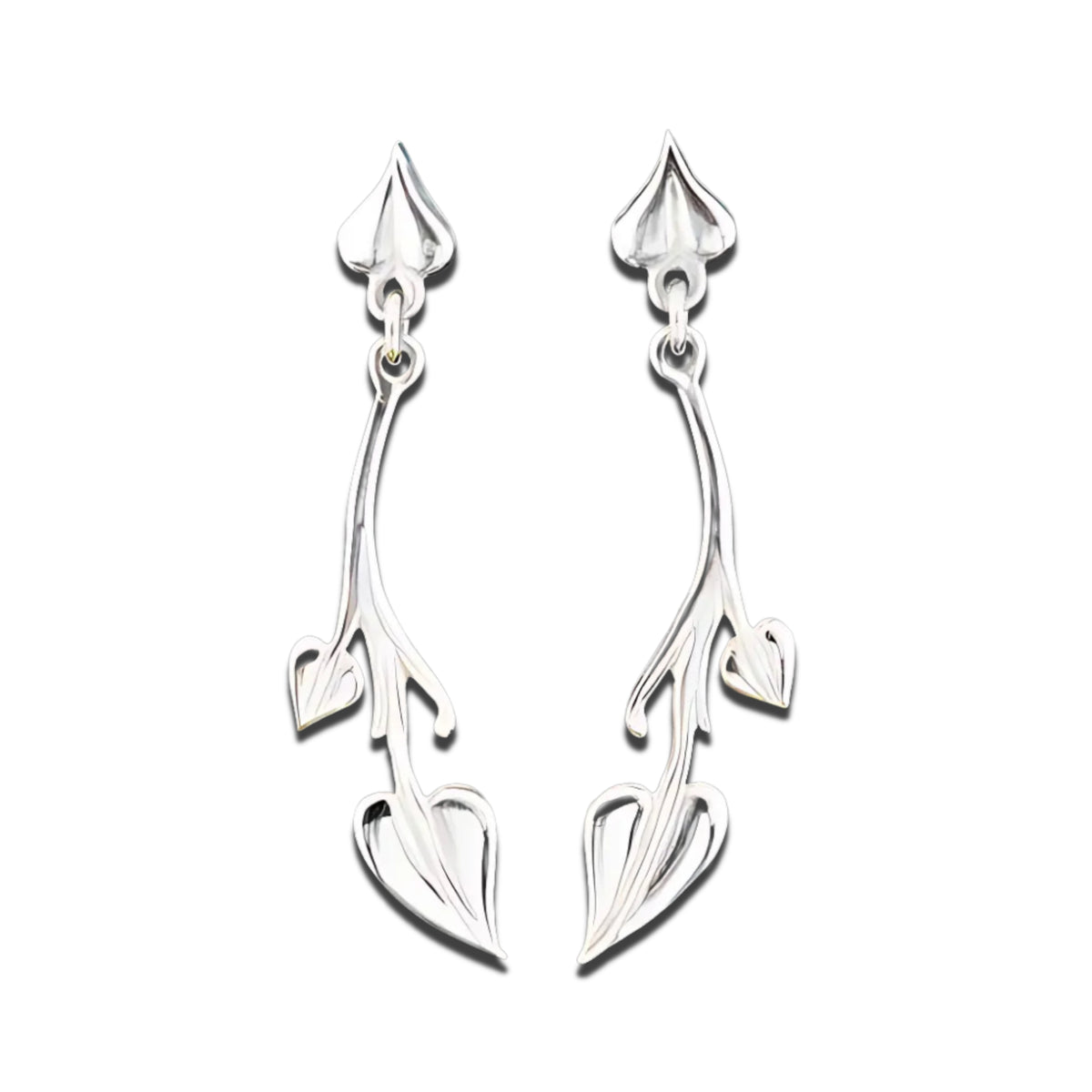 Sterling Silver or Gold Drop Earrings - GE130 Shetland