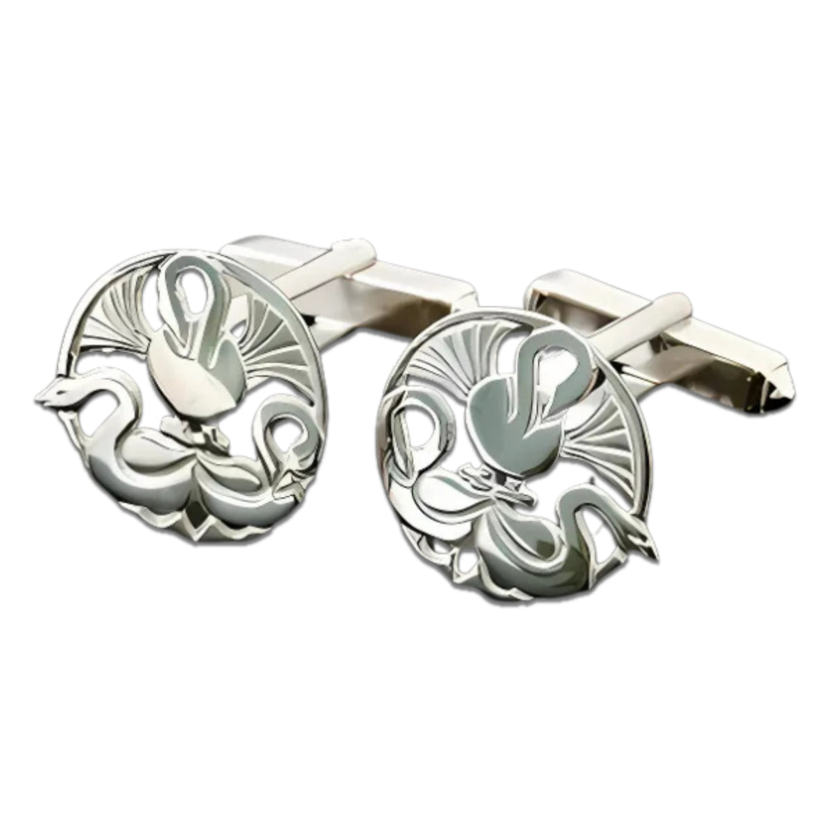 Silver Or Gold Three Nornes Cufflinks - C77- Shetland