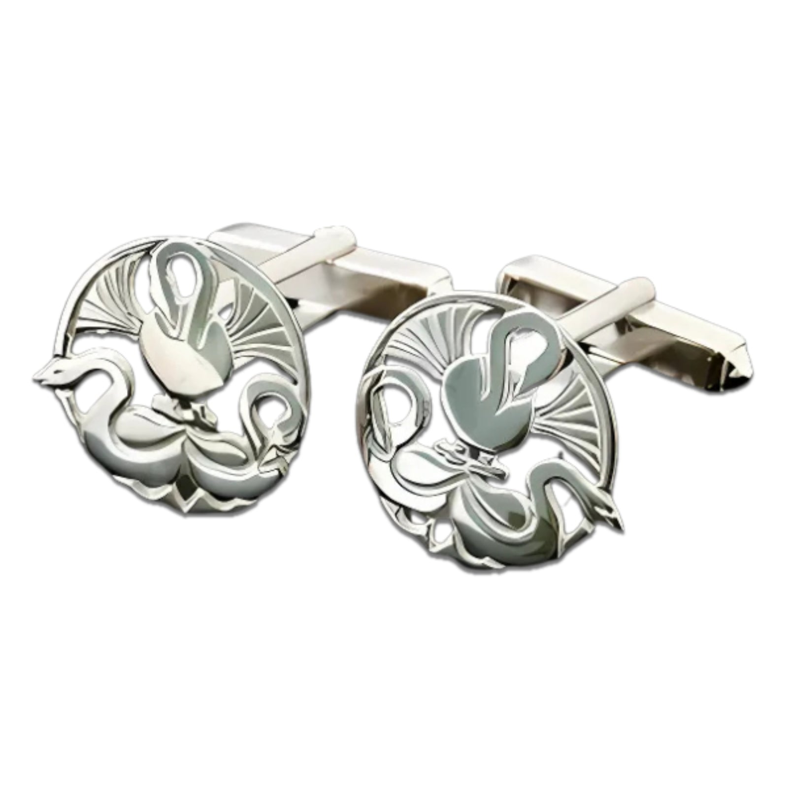 Silver Or Gold Three Nornes Cufflinks - C77- Shetland