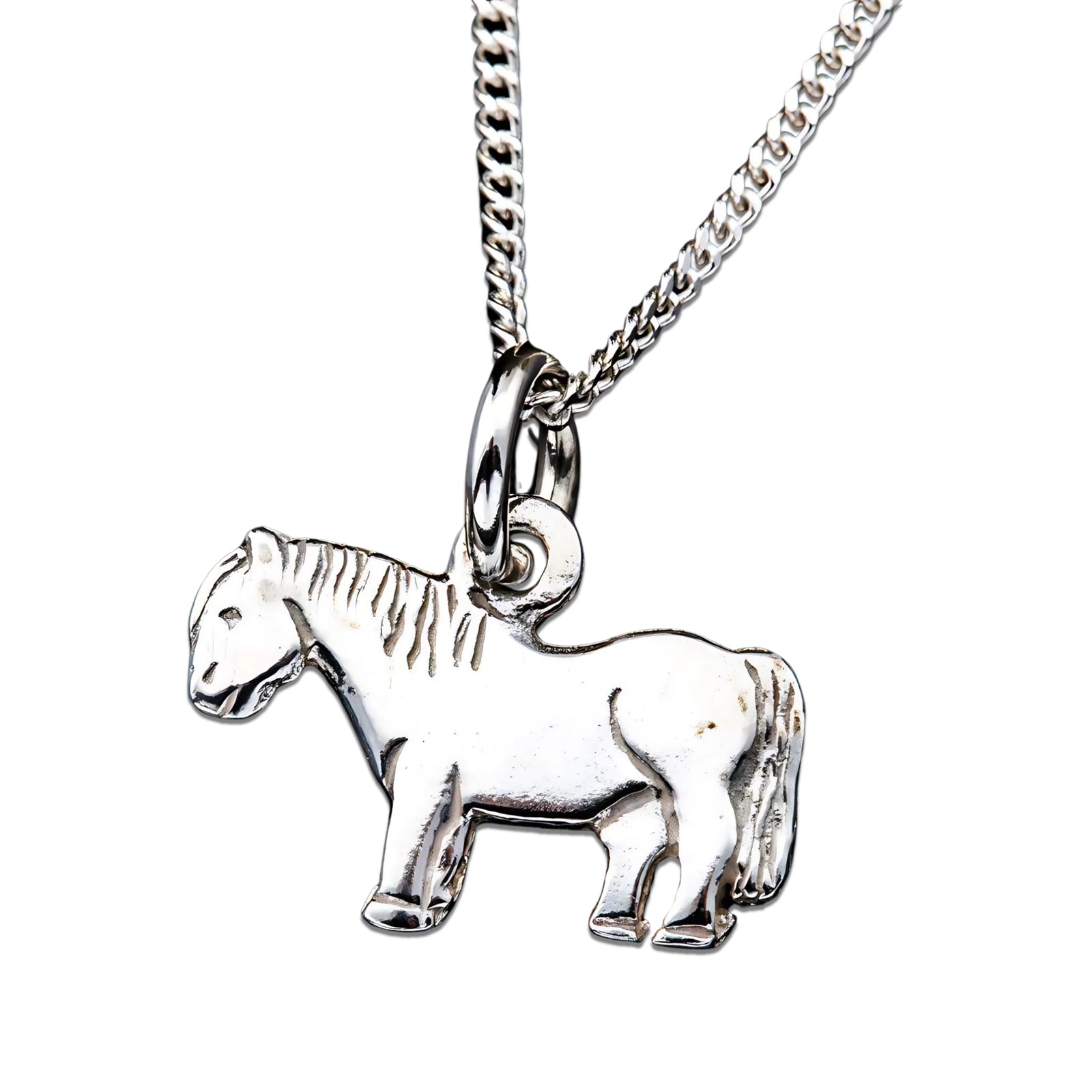 Silver Or Gold Pony Pendant - P14- Shetland