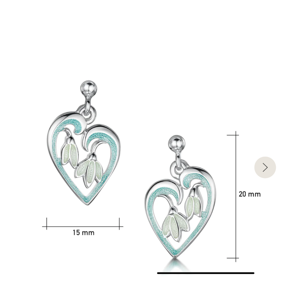 EEX232 Snowdrop Earrings | Sheila Fleet Design