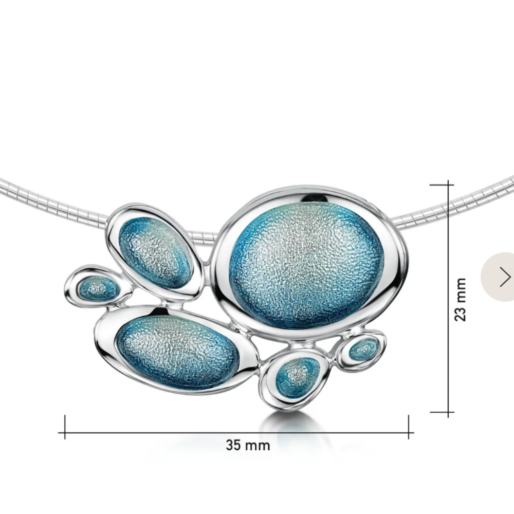 Shoreline Pebble Necklet - EMN168 Shelia Fleet