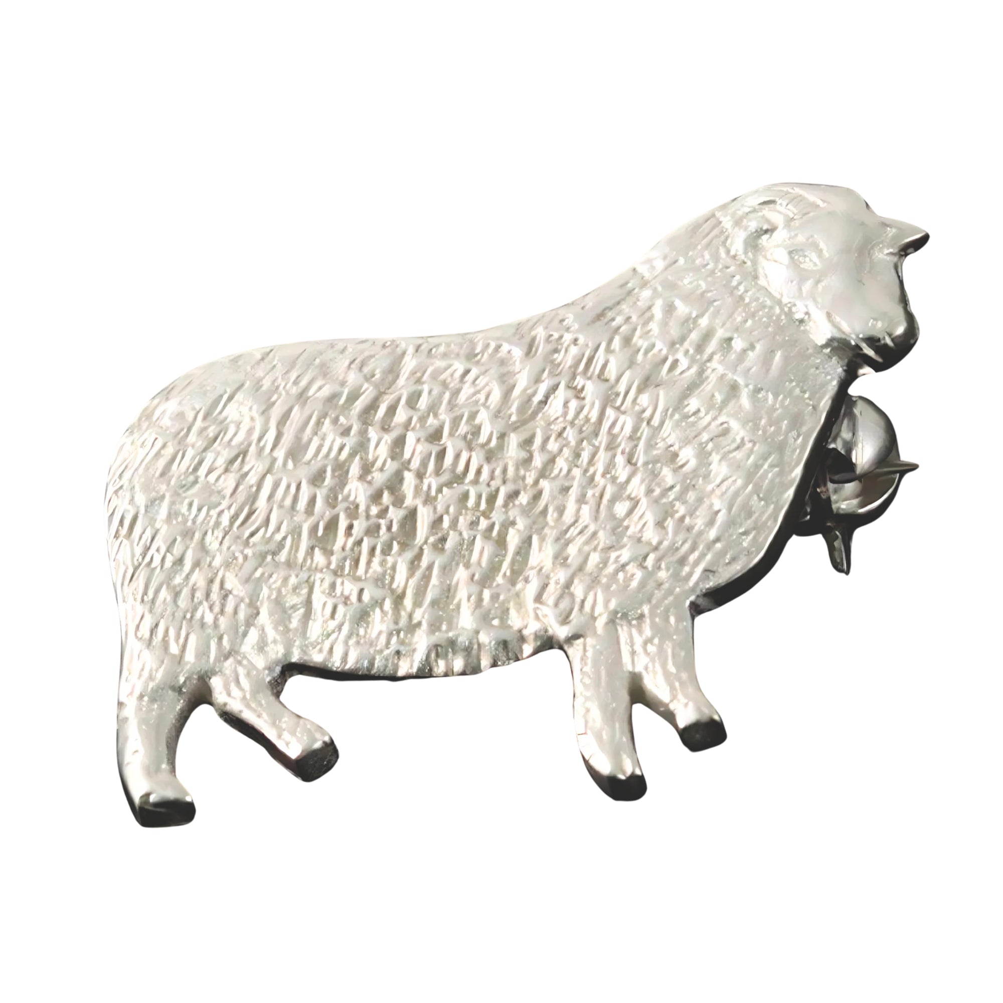 Sterling Silver Or Gold Sheep Brooch - BW15-s