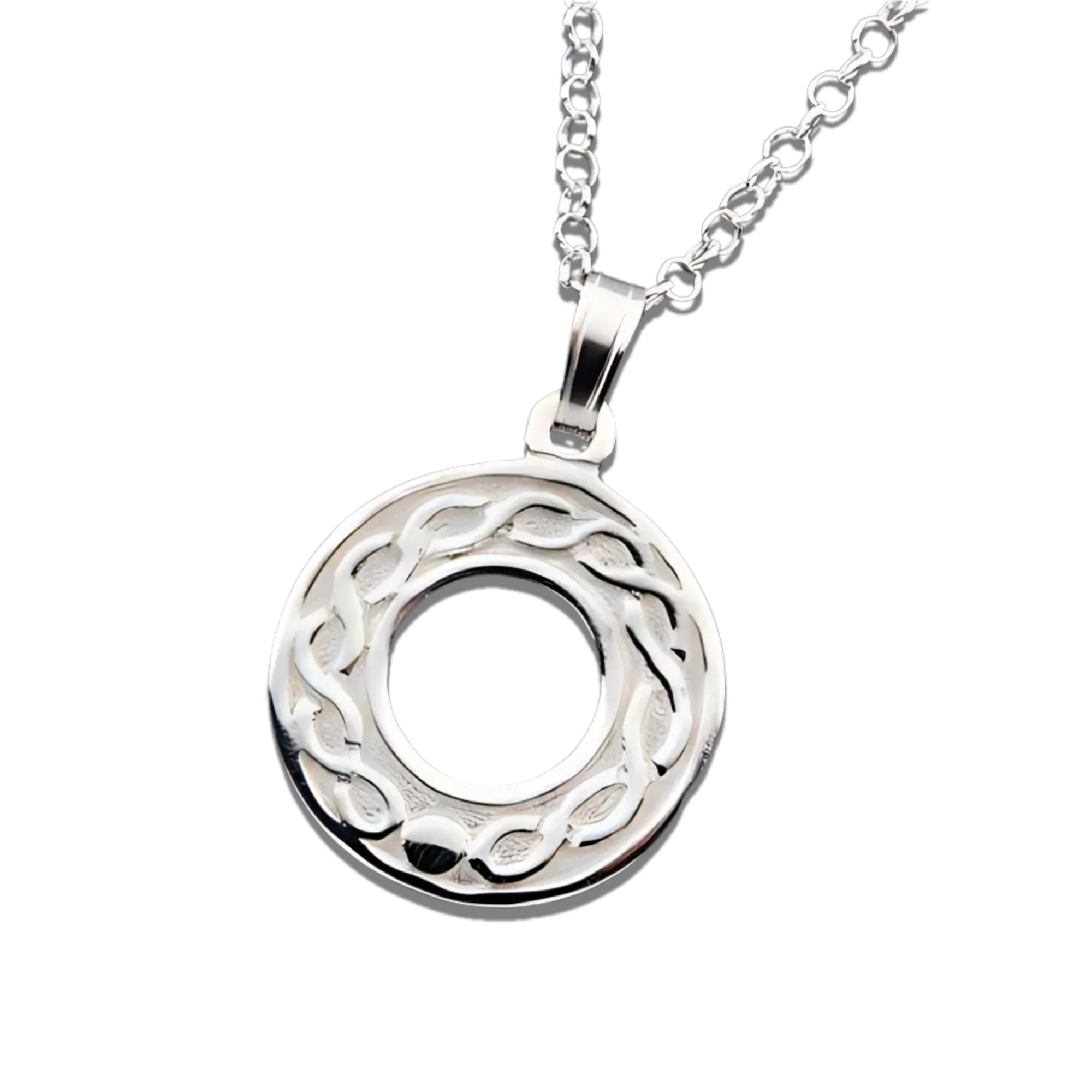 Silver or Gold Celtic Pendant - P603