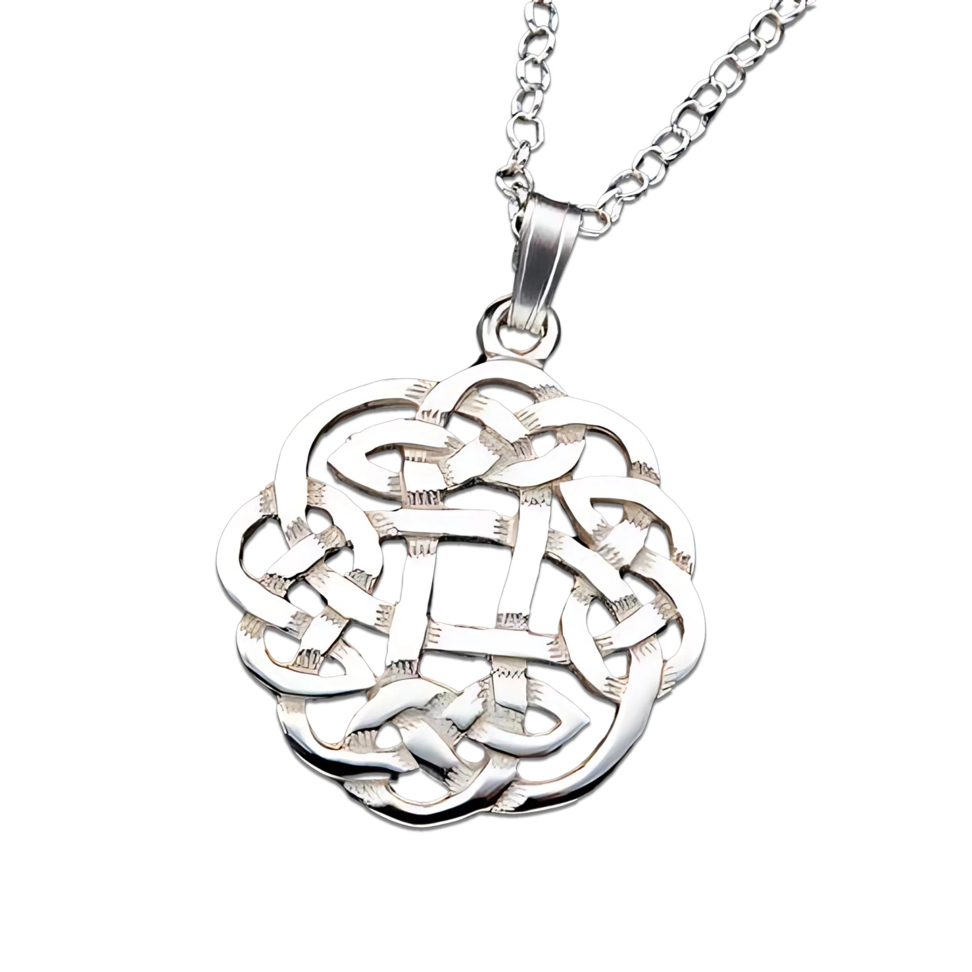 Silver or Gold Celtic Pendant - P434
