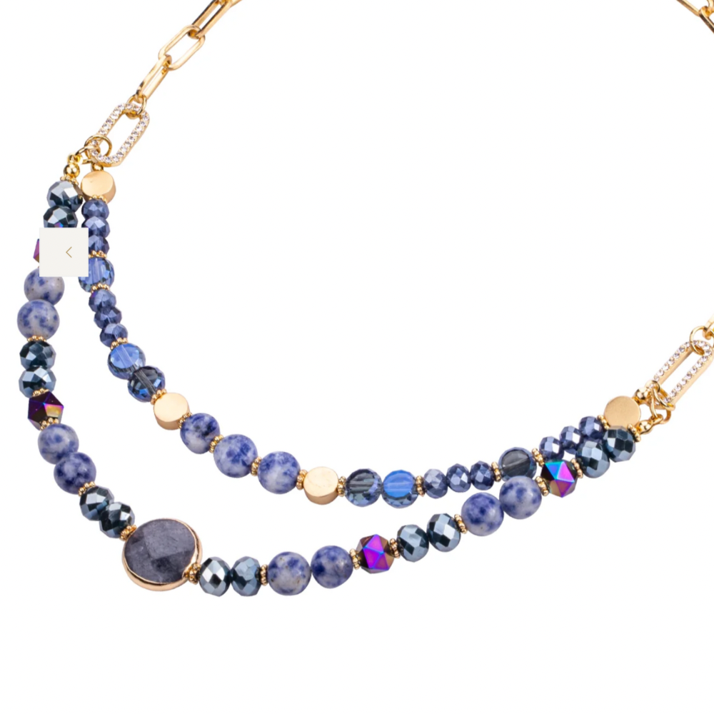 Fashion Jewellery Silver and Copper Coloured Necklace