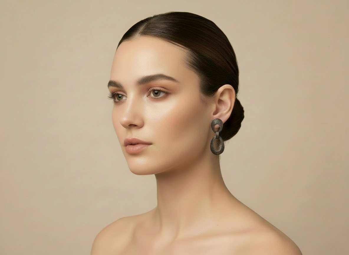 Sterling Silver Earrings -J511 Hagit Gorali