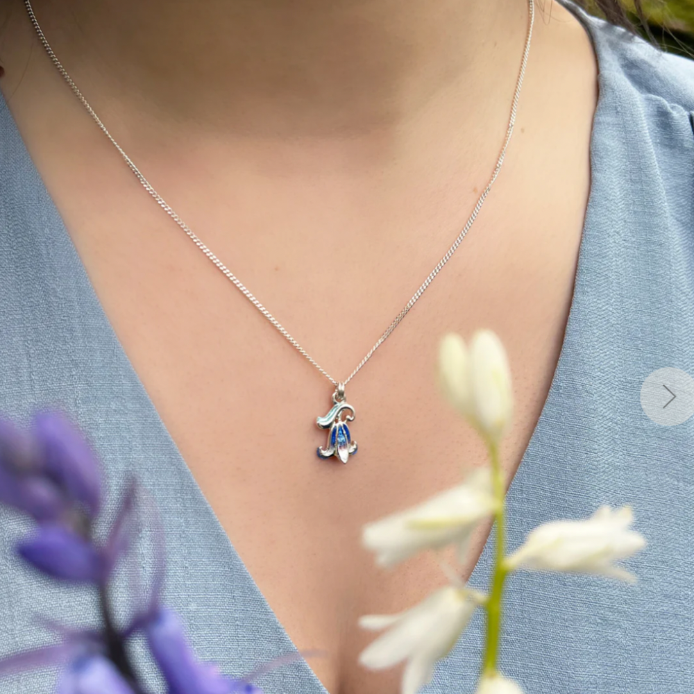 EP0241 Bluebell Pendant | Sheila Fleet Nature-Inspired Design