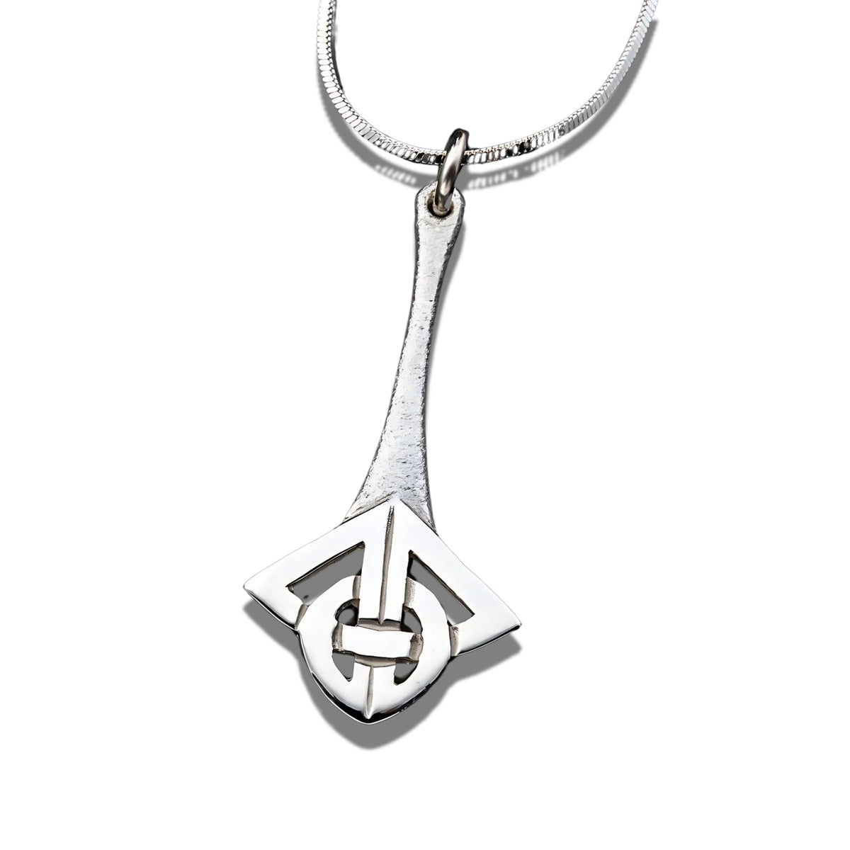 Sterling Silver Or Gold Celtic Pendant - P425 Shetland