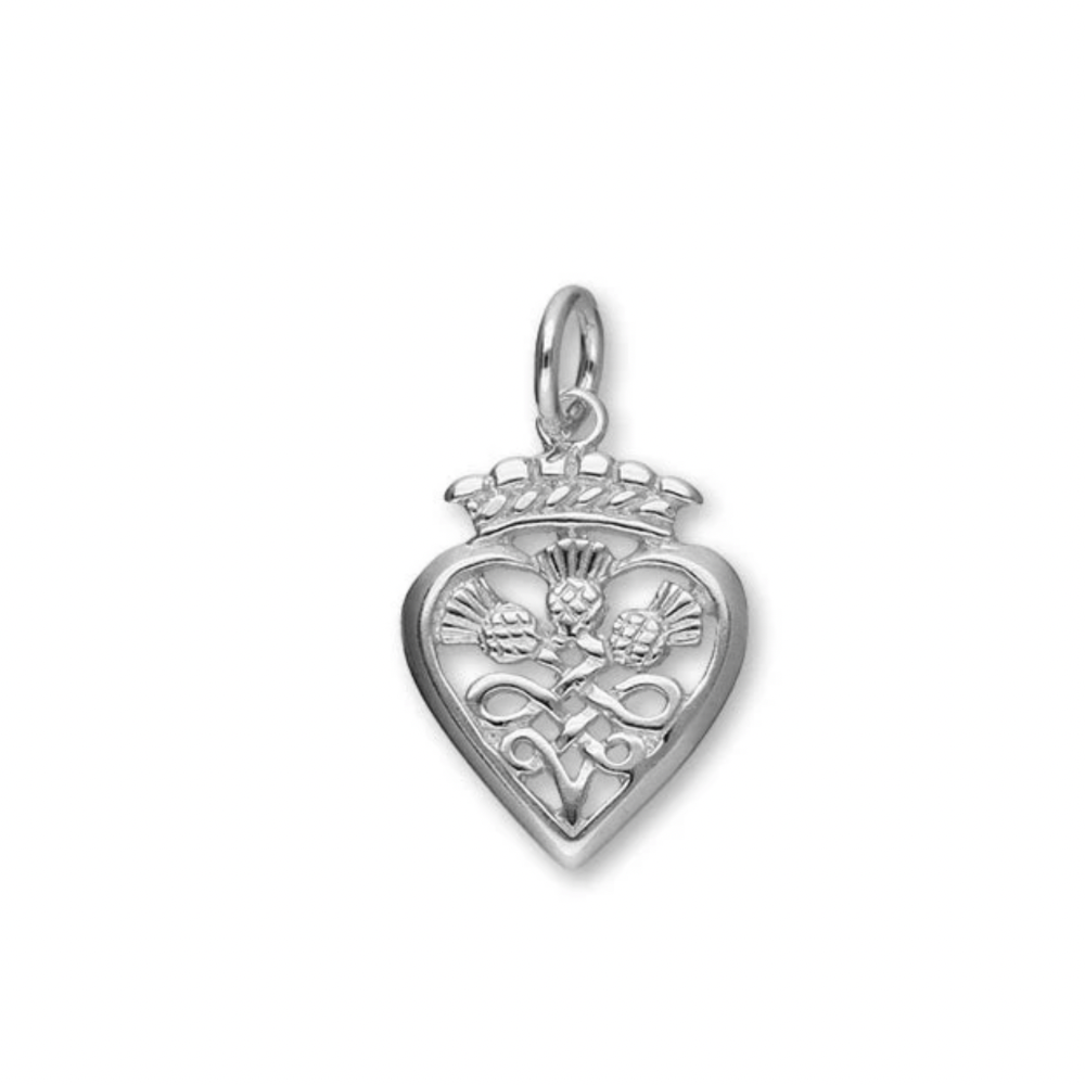 Sterling Silver Luckenbooth Charm- C168 Ortak