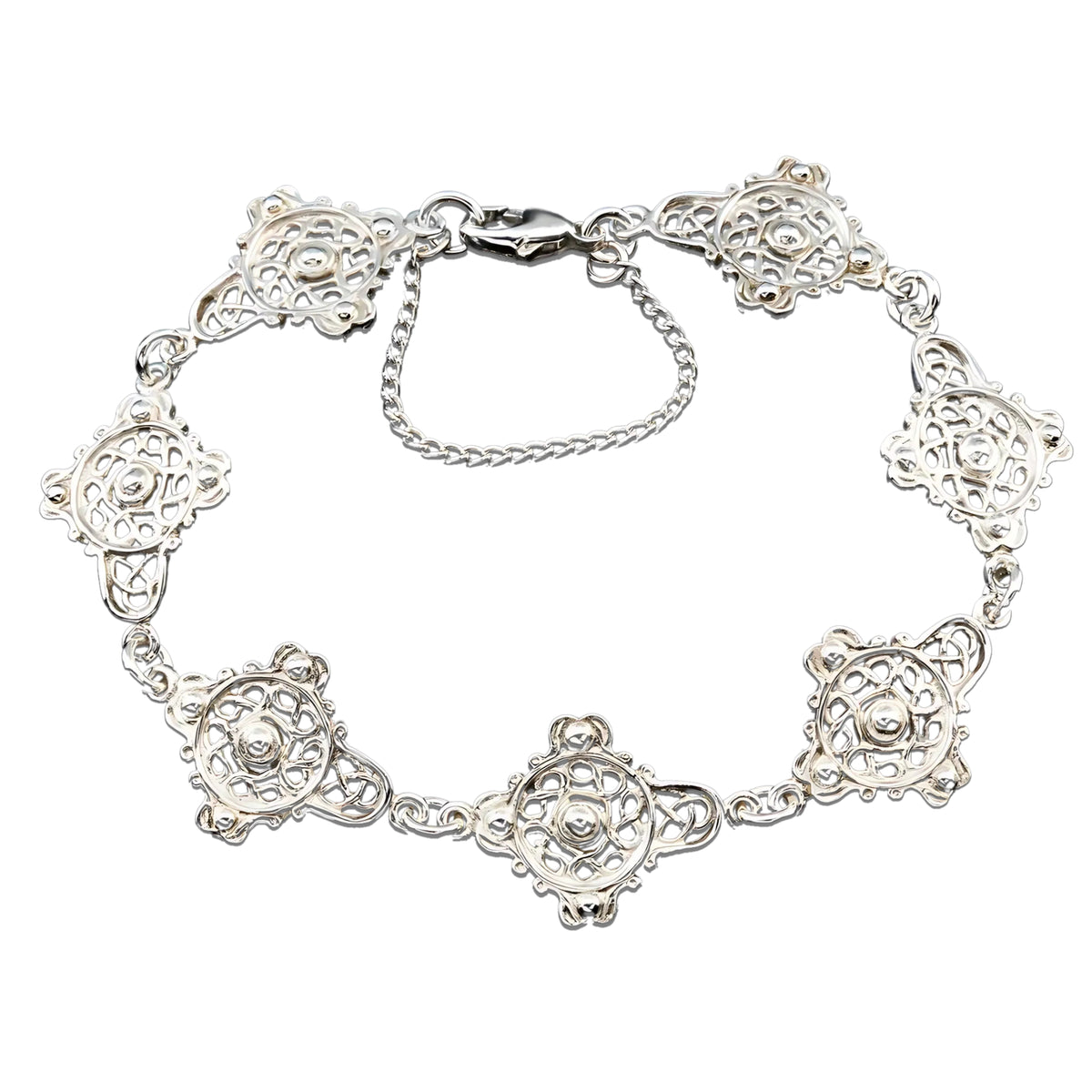 Silver Or Gold St Ninians Isle Celtic Treasure Bracelet - BR533- Shetland