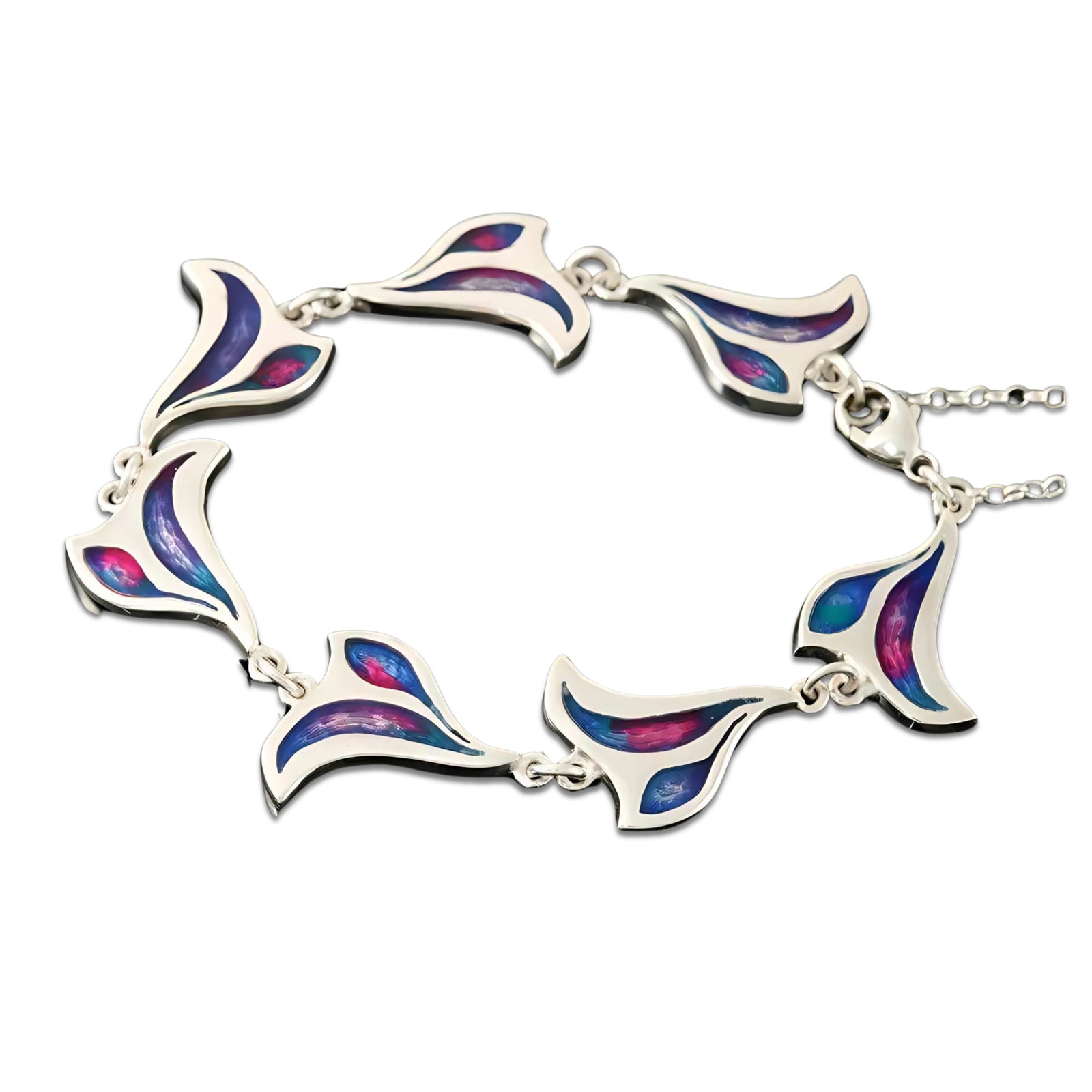 Sterling Silver Mirrie Dancers Bracelet - MDBR24 Shetland