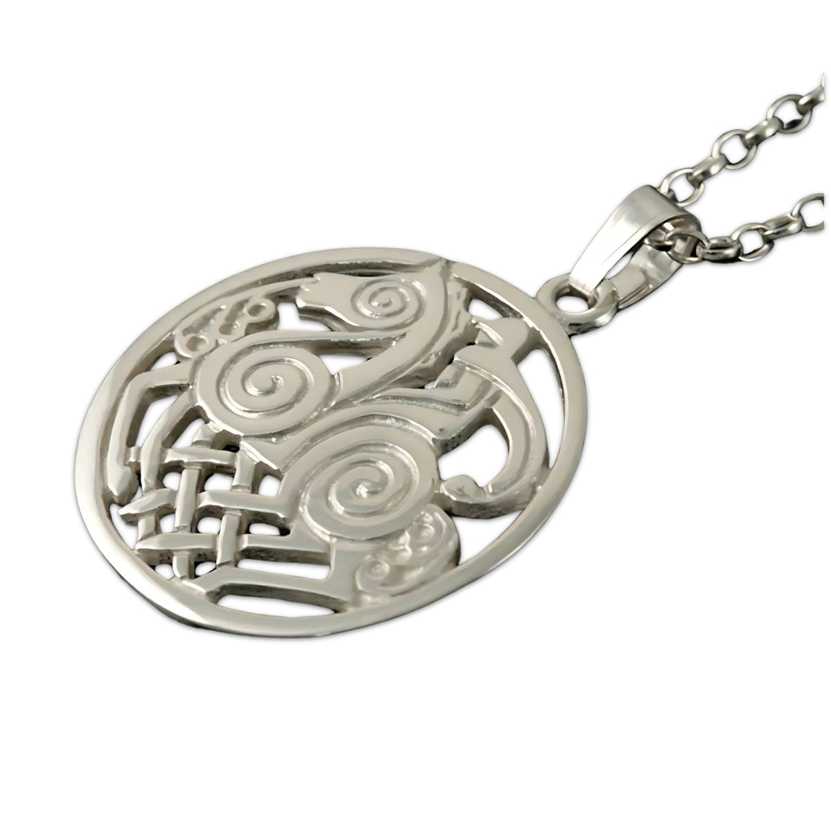 Silver Or Gold Sleipnir Pendant - P114- Shetland