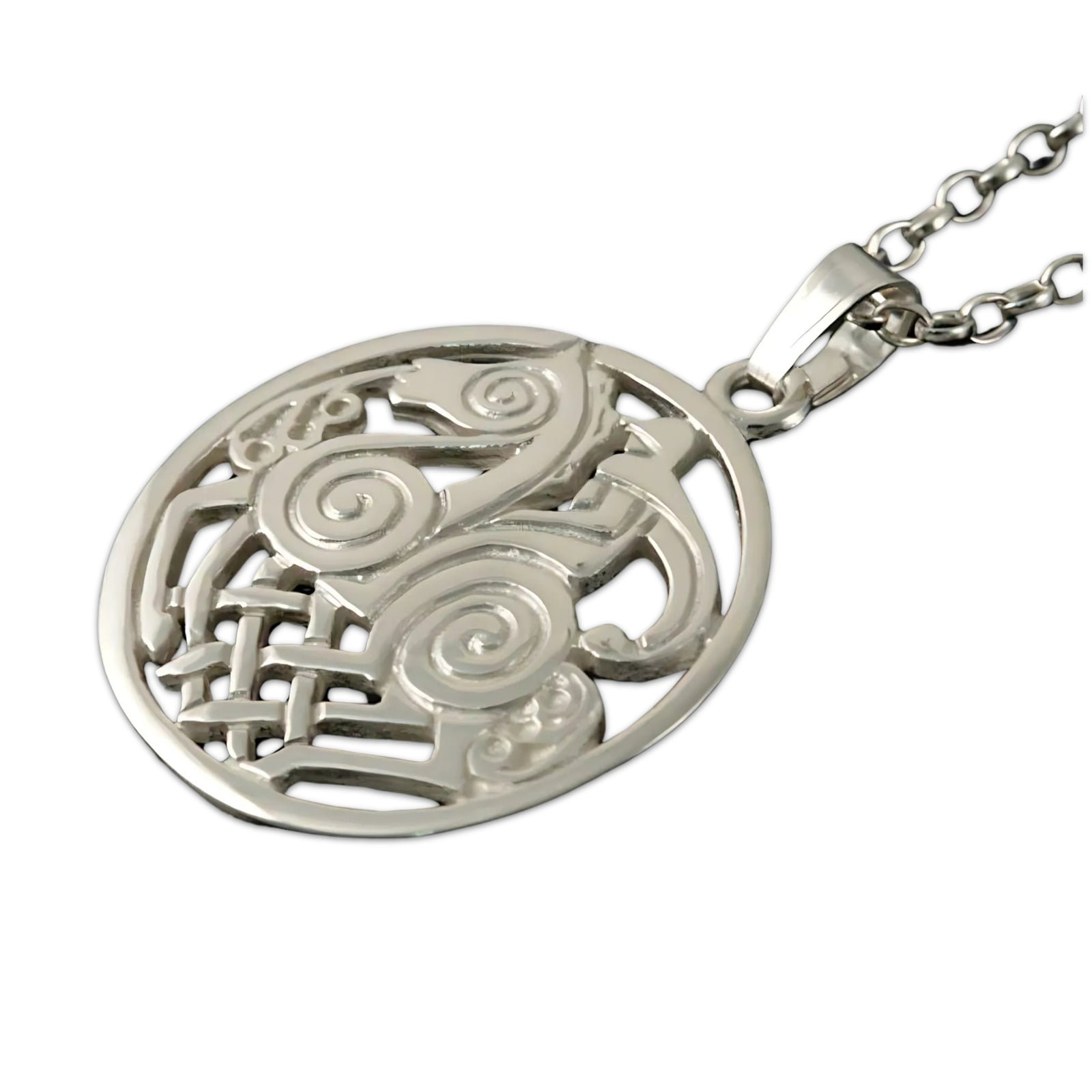 Silver Or Gold Sleipnir Pendant - P114- Shetland