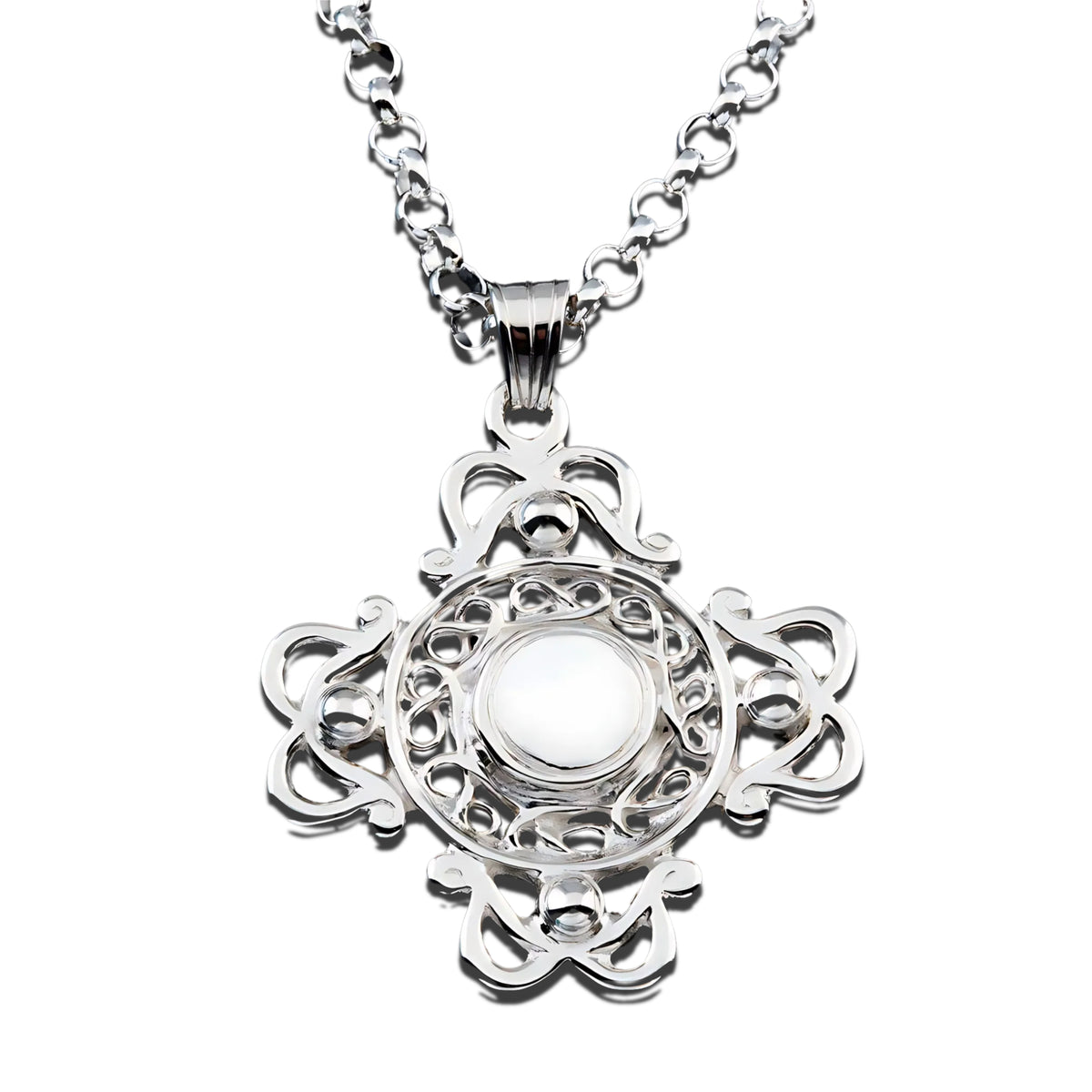 Sterling Silver Or Gold St Ninians Pendant - P53- Shetland