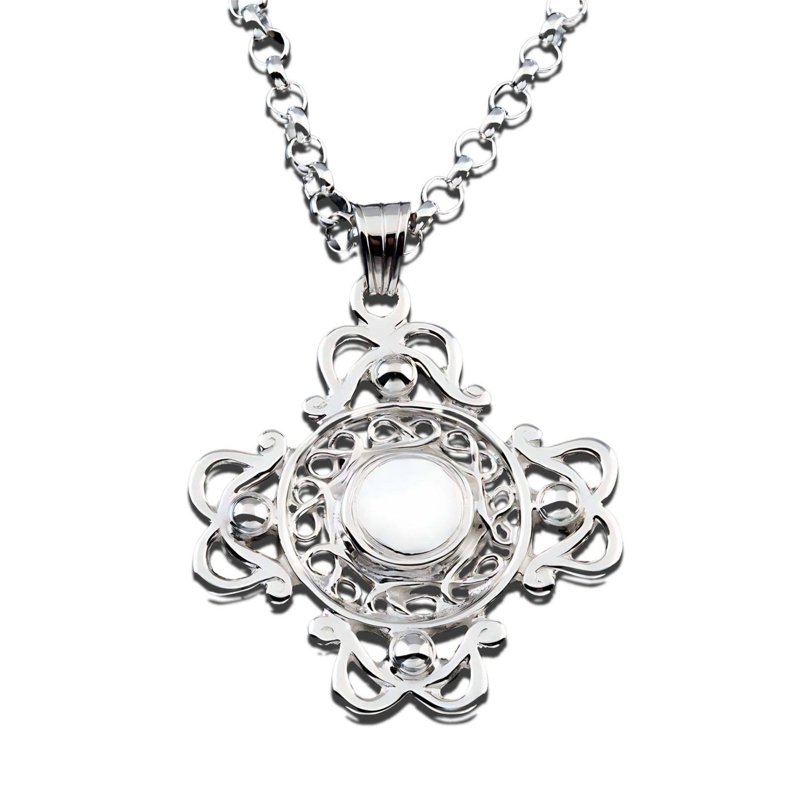 Sterling Silver Or Gold St Ninians Pendant - P53- Shetland