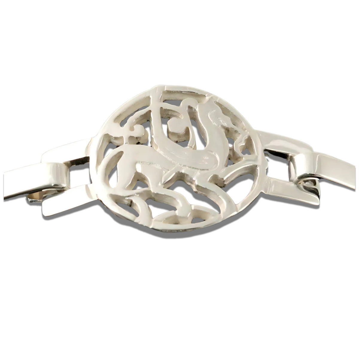 Silver Or Gold Quendale Beast Lightweight Bangle - BA622- Shetland