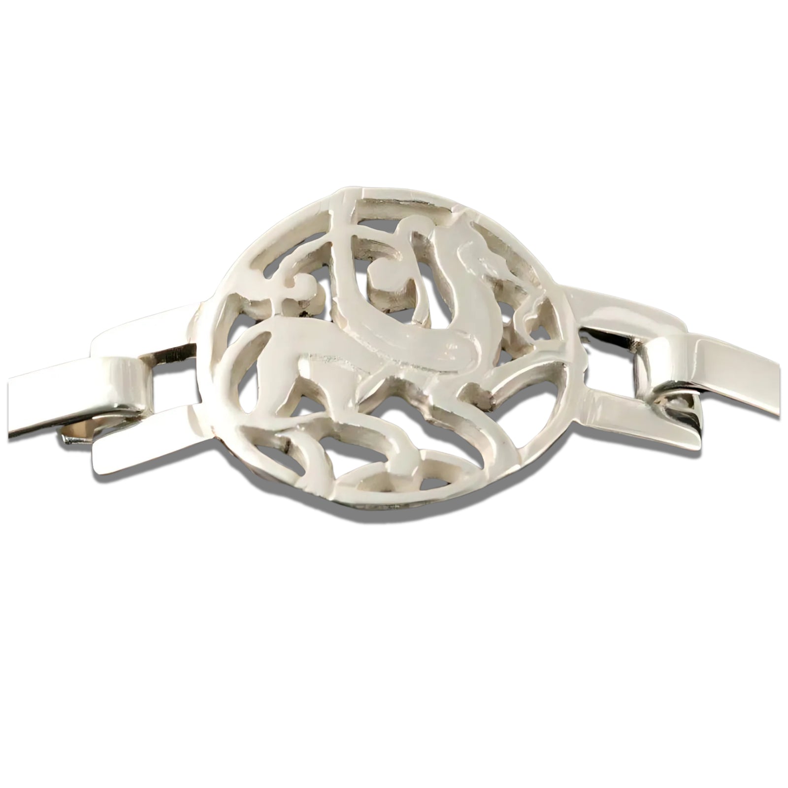 Silver Or Gold Quendale Beast Lightweight Bangle - BA622- Shetland