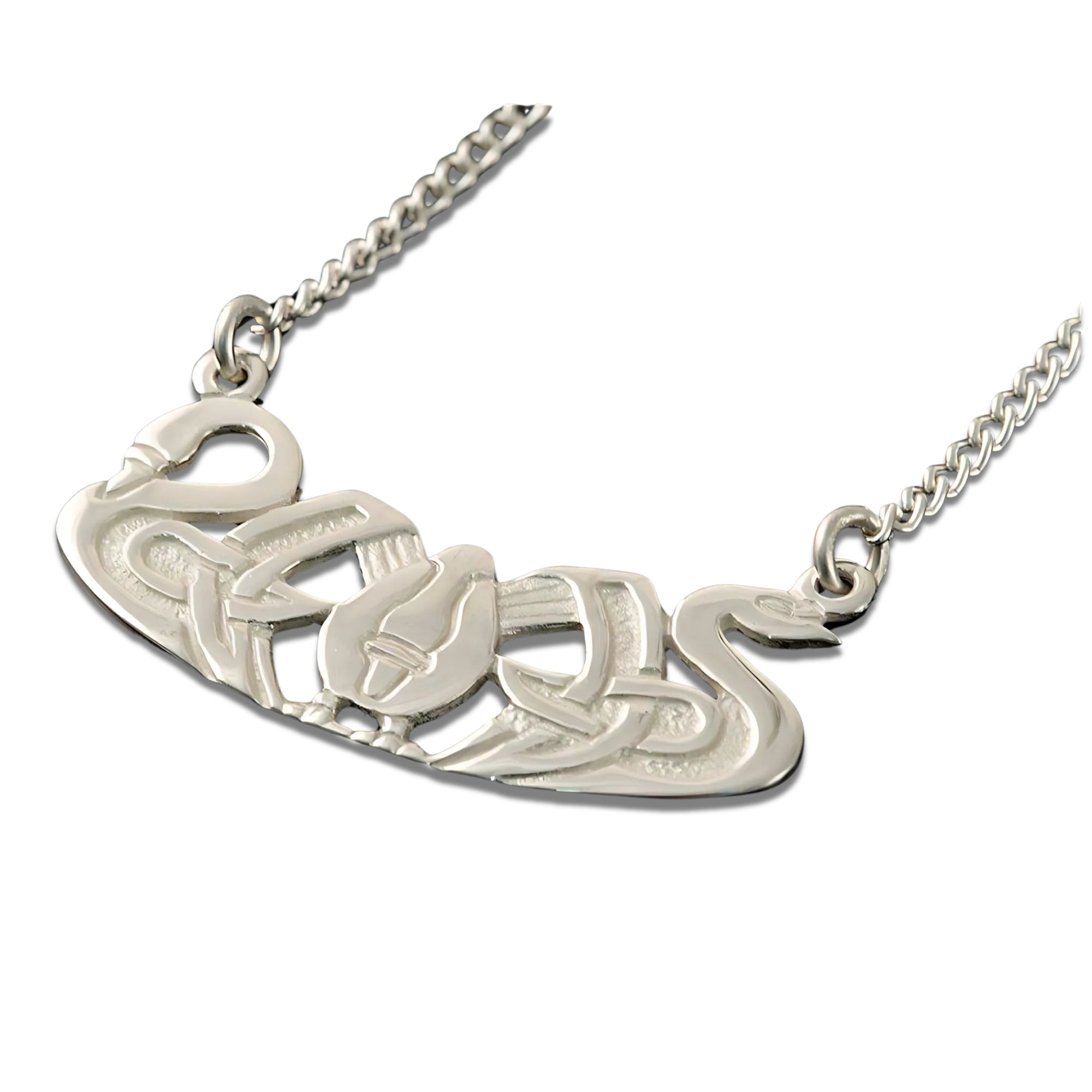 Silver Or Gold Three Nornes Pendant - P74- Shetland