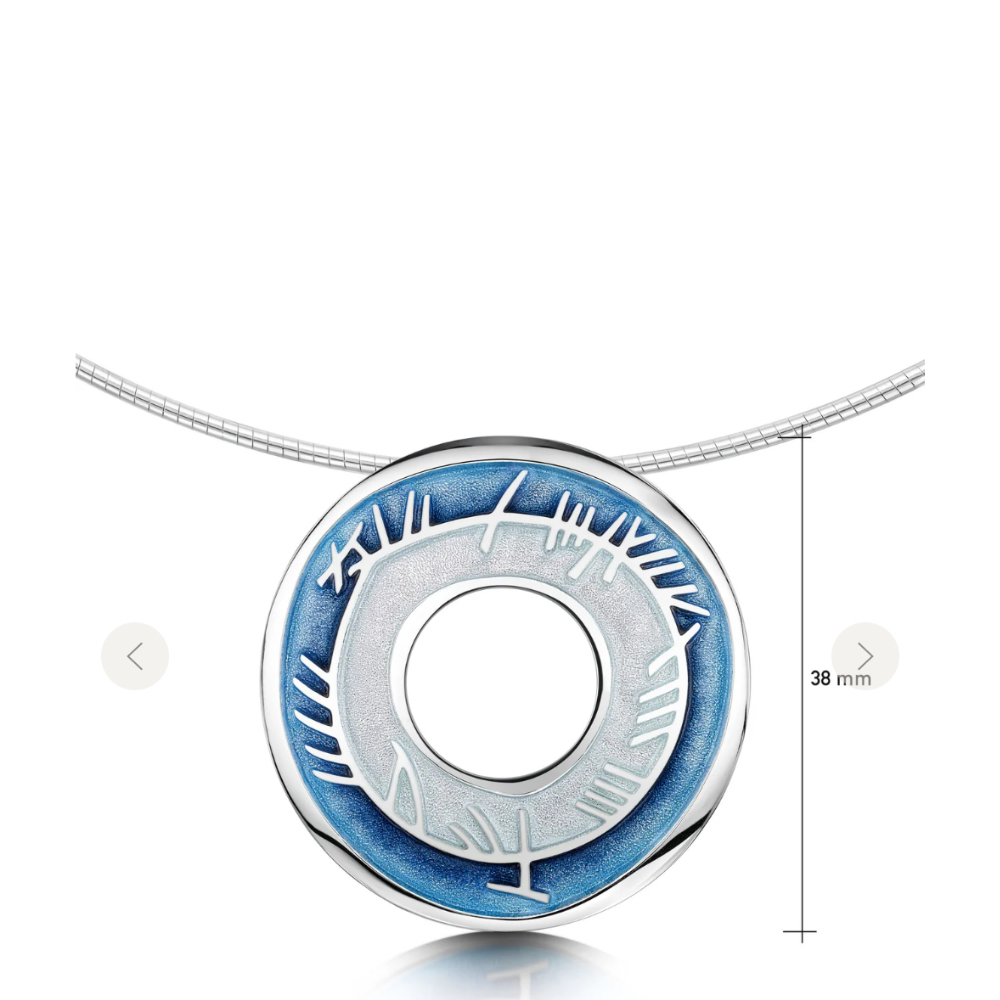 Skyran Sterling Silver Necklet - ENX100 Sheila Fleet