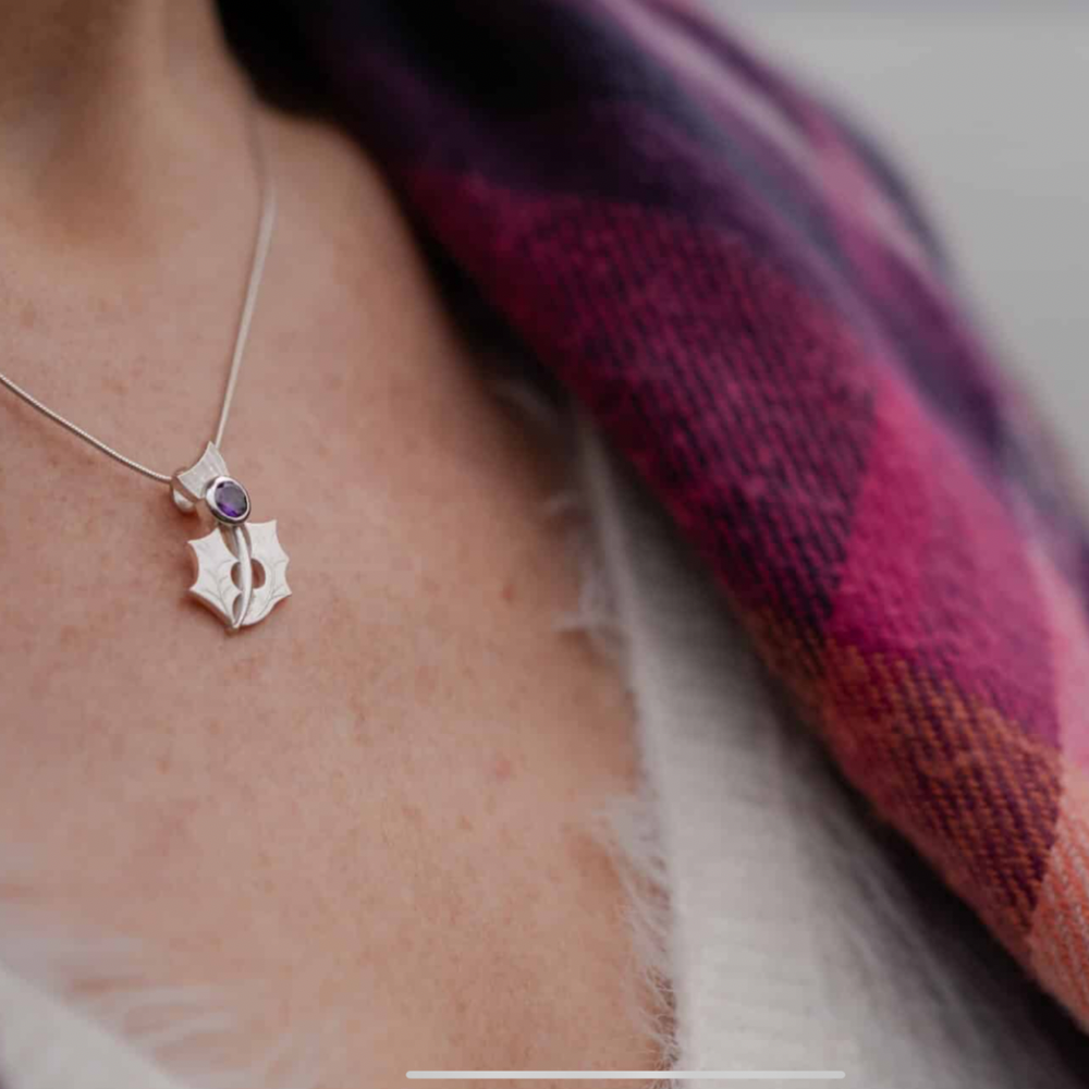 Scottish Thistle Pendant