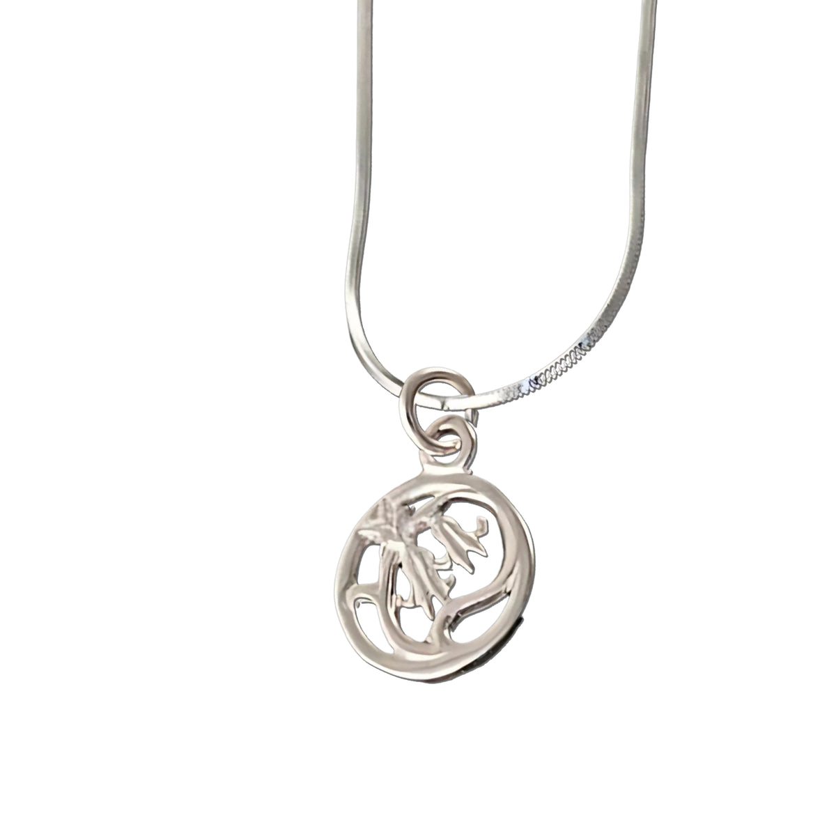 Sterling Silver Or Gold Bluebells Pendant - P253 Shetland