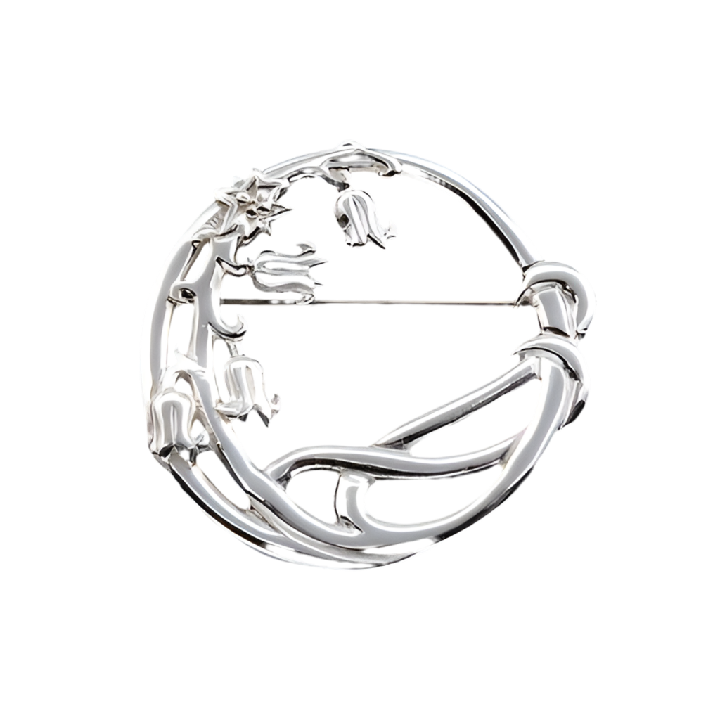 Sterling Silver or Gold Brooch - B250 Shetland