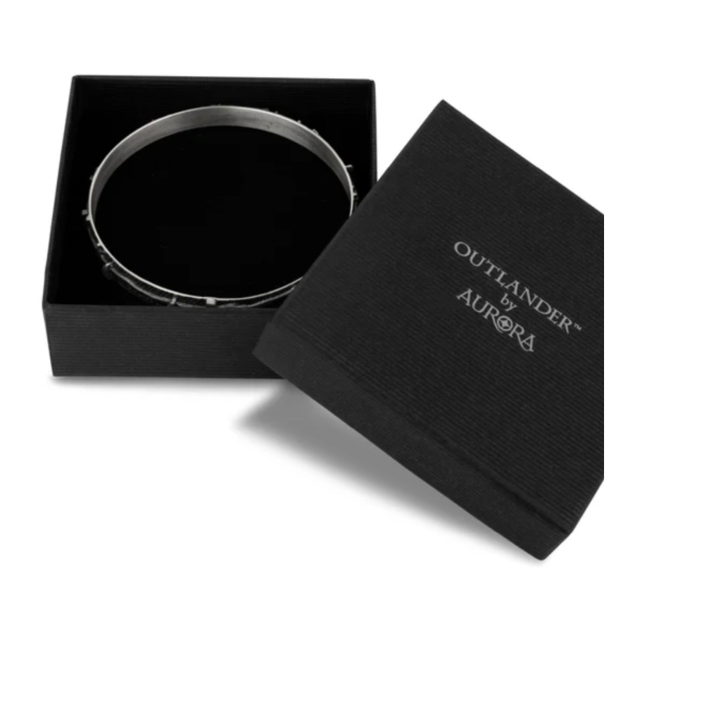 Ring of Brodgar Sterling Silver Bangle - 140041