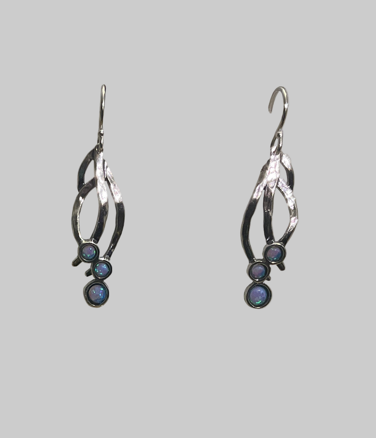 Sterling Silver &amp; opaline Earrings Hagit Gorali