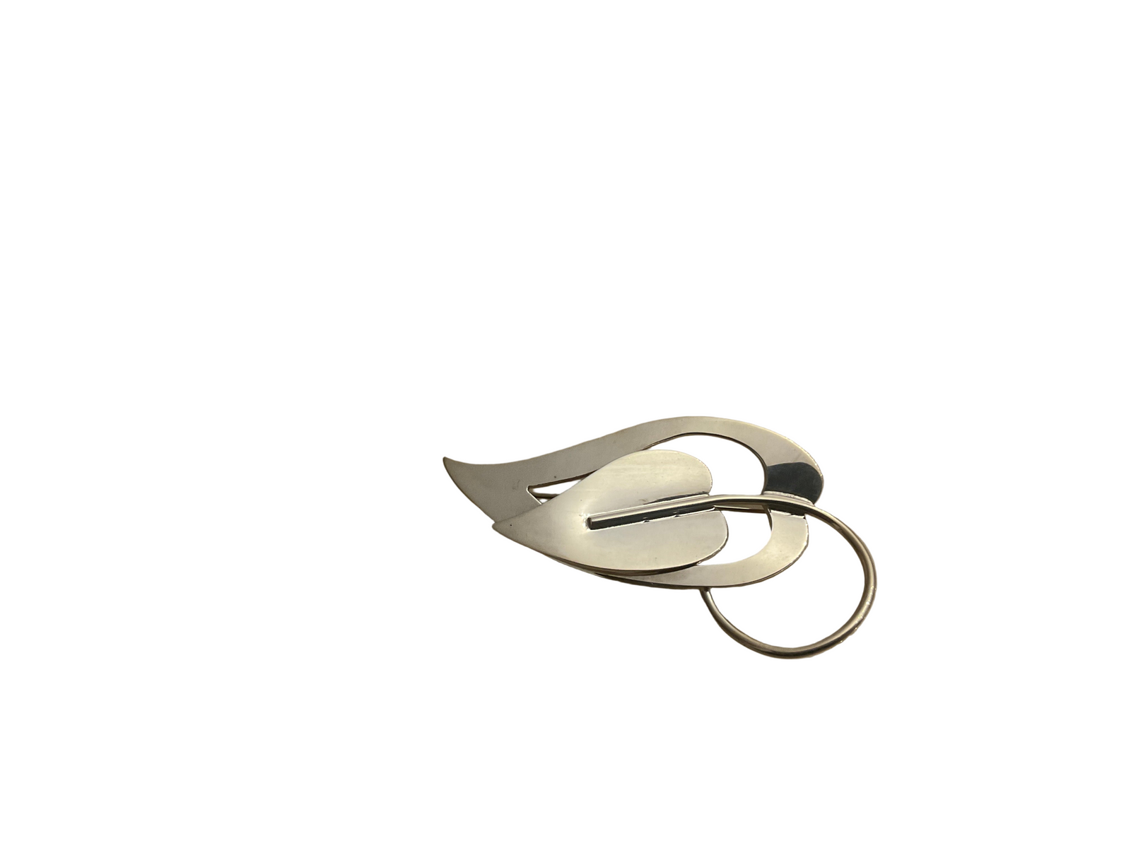 Stunning Large Heart Silver Brooch Tianguis Jackson