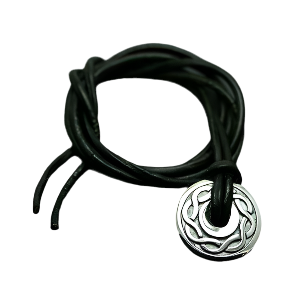 Mithril Silver Celtic Amulet - KNOT-1-Ogham Jewellery