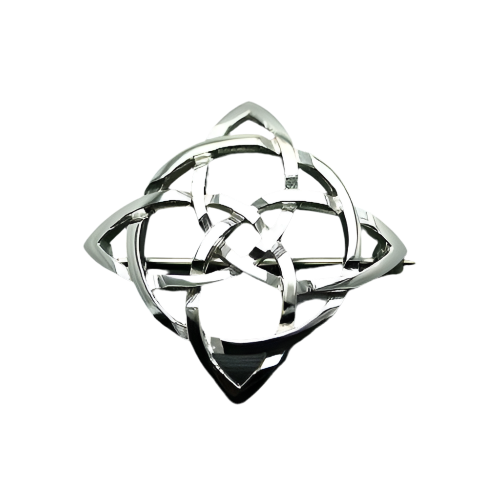Silver Celtic Brooch - C26