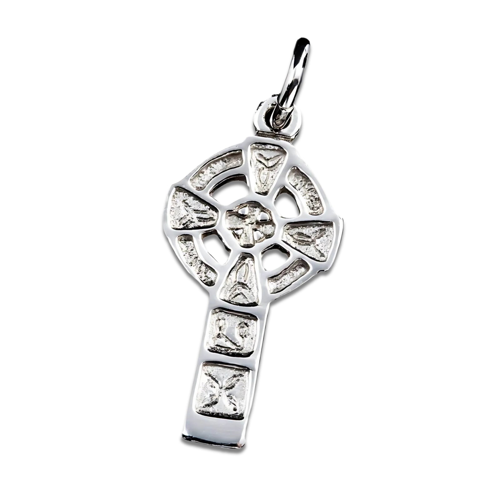 Silver Or Gold Celtic Cross Charm - CH228- Shetland