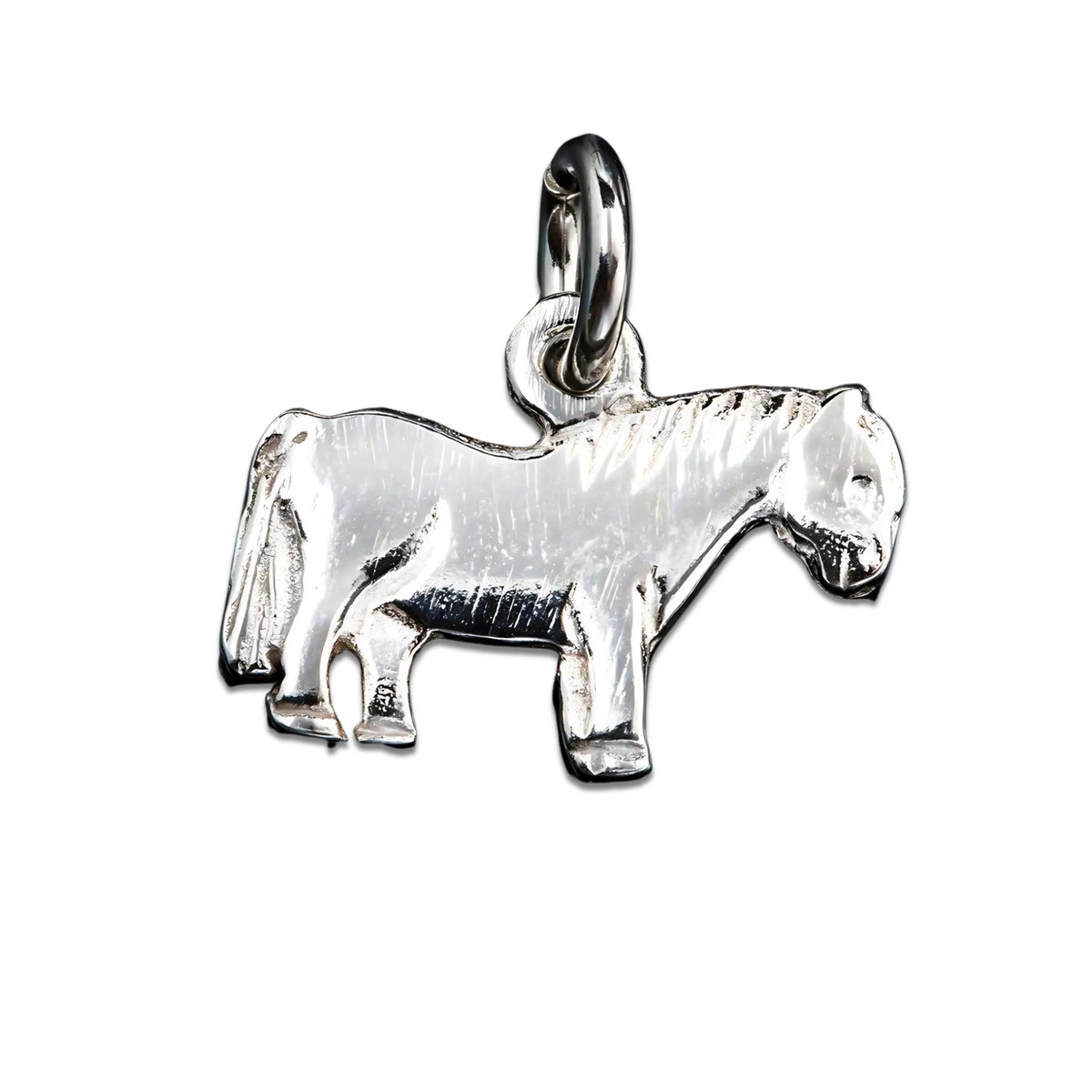 Silver Or 9ct Yellow Gold Pony Charm - CH14- Shetland
