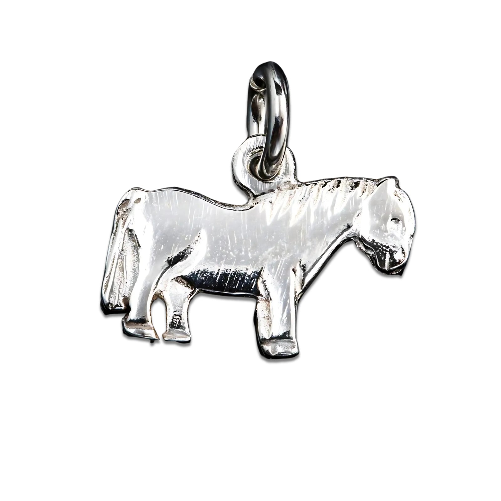 Silver Or 9ct Yellow Gold Pony Charm - CH14- Shetland