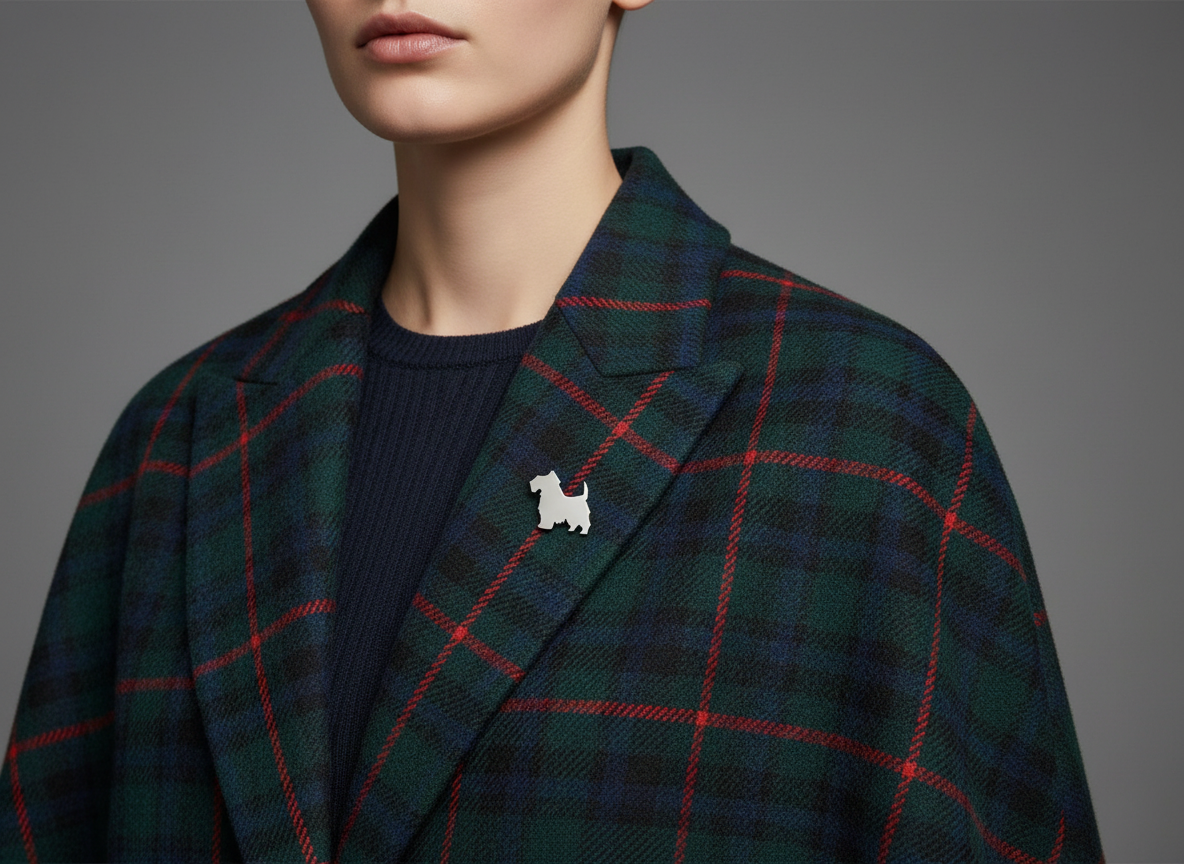 Silver Scottie Dog Brooch Tianguis Jackson