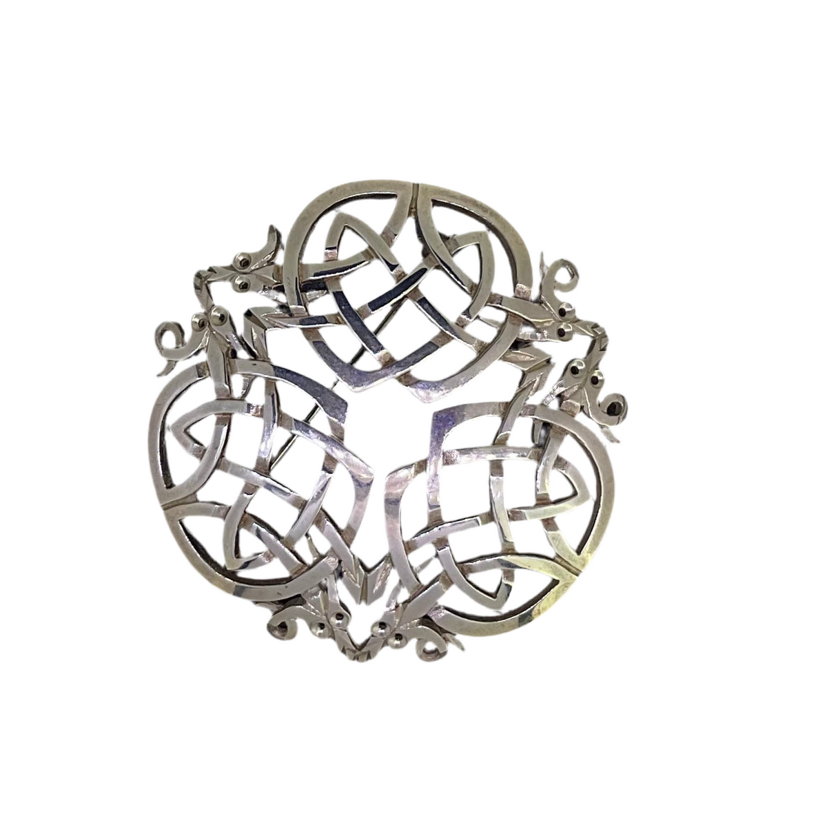 Silver Celtic Brooch - Z1
